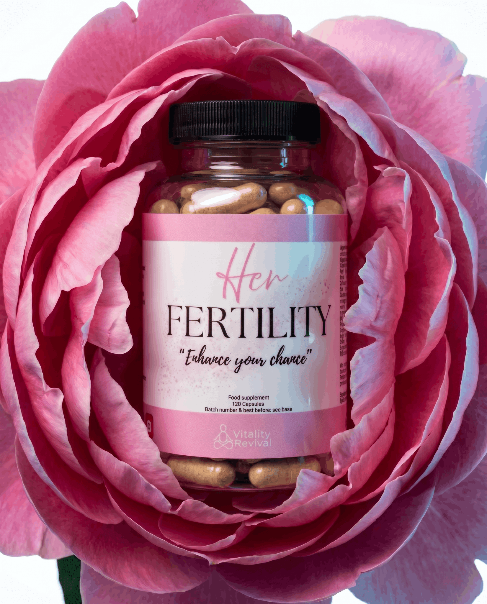 HER FERTILITY - blooming in flower Womens health supplement supplement for - VitalityRevival UK