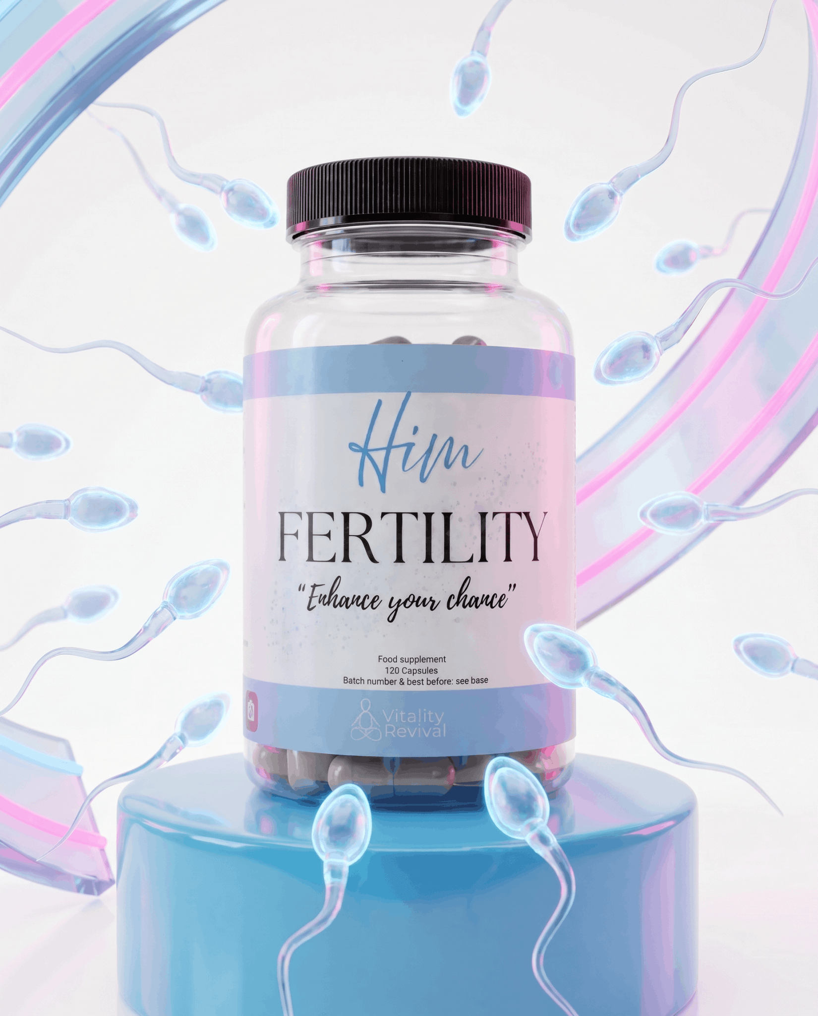 HIM FERTILITY - Wellness Supplement supplement for - VitalityRevival UK