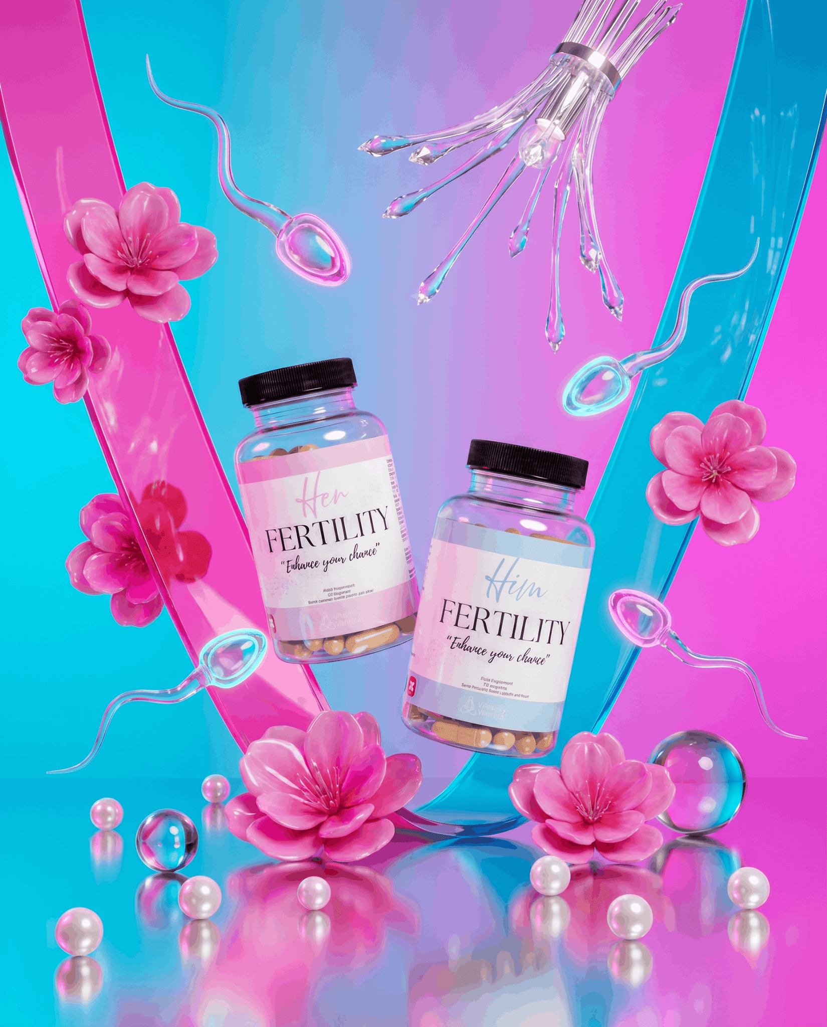 Him & Her Fertility Bundle - Fertility Supplement supplement for - VitalityRevival UK