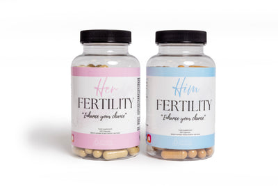 Him and Her Fertility Bundle for couples trying to conceive