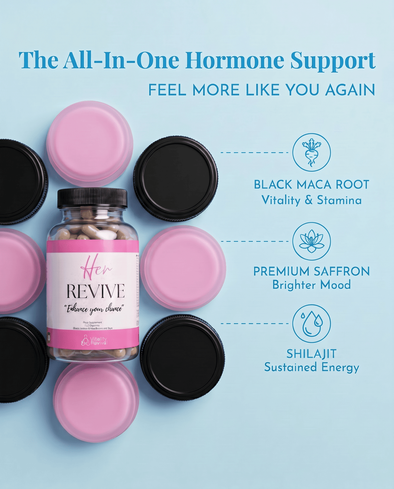 HER REVIVE - wellness supplement supplement for - VitalityRevival UK