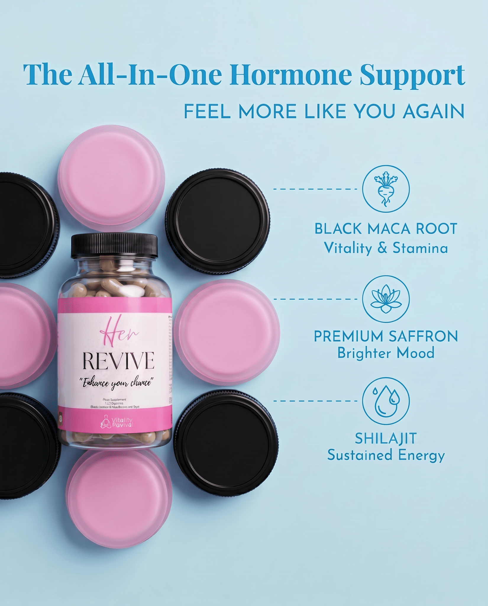 HER REVIVE - wellness supplement supplement for - VitalityRevival UK
